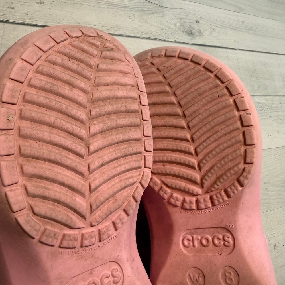 Crocs Classic Platform clog pink women's size 8 - Picture 8 of 12